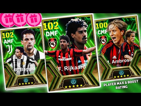 Upcoming Confirm Epic Pack Italian League Midfielders In eFootball 2024 | Player Max & Boost Rating