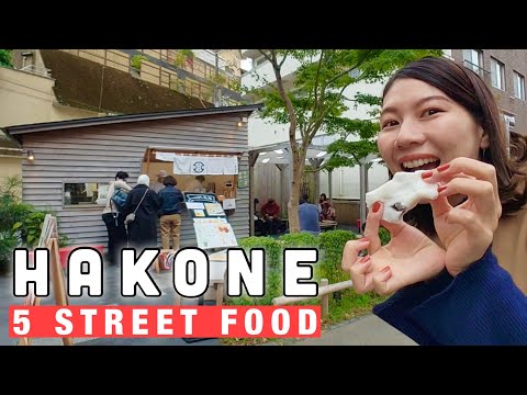 HAKONE🇯🇵 5 Street Foods You Must Try in Hakone, Kanagawa🍙 Japan travel vlog