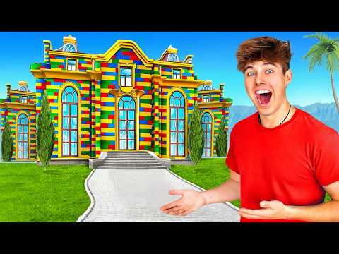 $1 vs $100,000 Lego House!