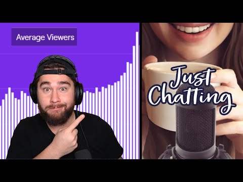 How to Grow on Twitch Using Just Chatting! (Twitch Stream Ideas)