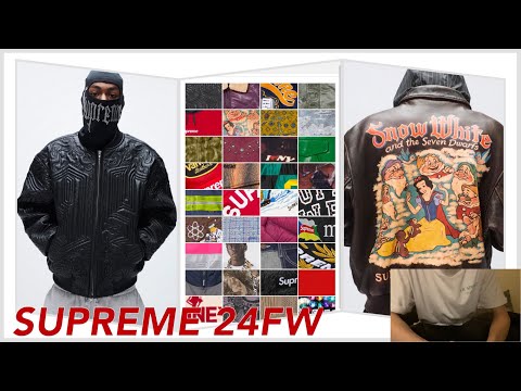 【白雪姫】Supreme 24FWが公開されたので見ていく【秋冬】