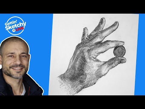 Drawing a Hand - Live Drawing Exercise