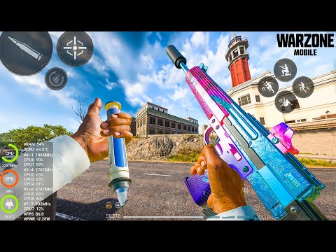 WARZONE MOBILE AFTER UPDATE FPS TEST ALCATRAZ ANDROID BO6 INTEGRATION GAMEPLAY