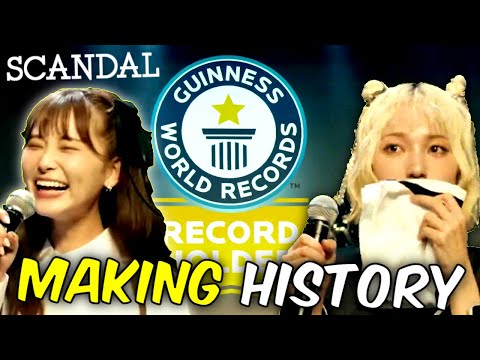 Discussing SCANDAL 's Record Breaking 17th year ...and GUINNESS award presentation