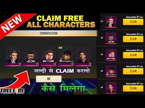 HOW TO GET ALL CHARACTERS IN FREE || सारे Characters free में कैसे मिलेगा 2021 New Trick