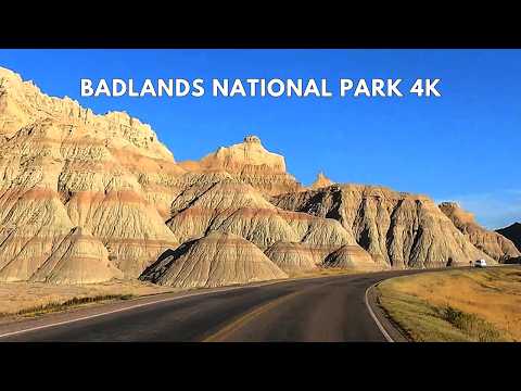 Badlands National Park Scenic Drive | South Dakota 4K Driving Tour