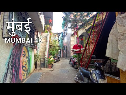 MUMBAI Kurla Christian Village Walking Tour 🇮🇳 - INDIA Walking Tour 4K (UHD)