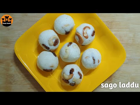 sabudana/sago ladoo recipe in telugu