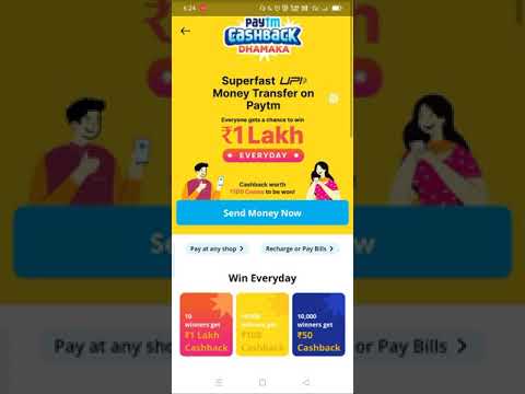 Paytm Cashback Damakha Offer