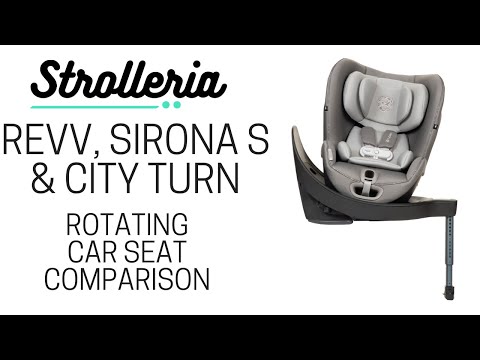 Nuna REVV vs. Baby Jogger City Turn vs. Cybex Sirona S - Rotating Convertible Car Seat comparison