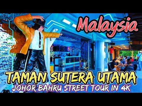 Exploring Taman Sutera Utama | Vibrant Streets of Johor Bahru | 4K Malaysia Walking Tour.