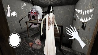 Playing as Slendrina and Child in Granny's Old House | Sewer Escape Mod