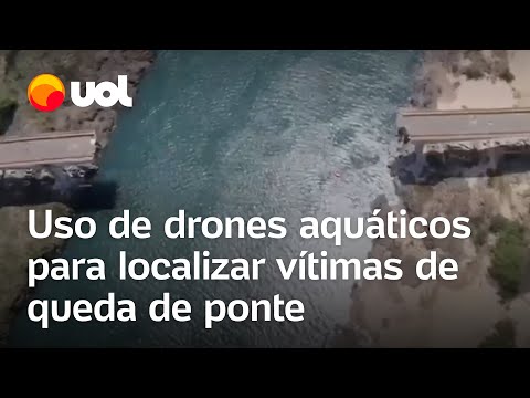 Marinha explica uso de drones aquáticos para localizar vítimas de queda de ponte entre MA e TO