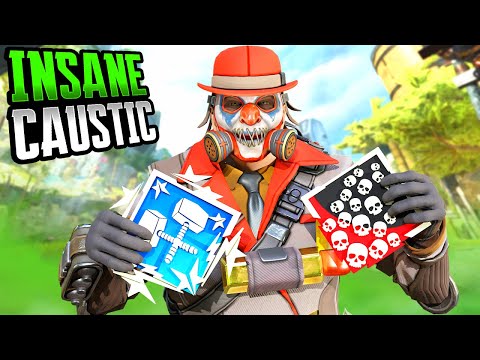 INSANE CAUSTIC 24 KILLS & 6900 DAMAGE (Apex Legends Gameplay)