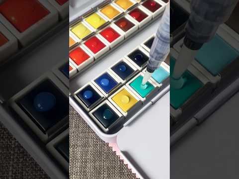 Unboxing WORLDS Prettiest Watercolor Set! #art #smallbuissness #artandcraft #painter #diy