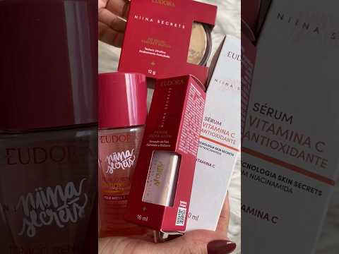 Comprei Mais Lançamentos Niina Secrets Eudora - Pó Solto, Primer Glow,Tônico e Sérum Vitamina C