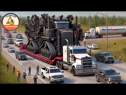 Extreme Transportation Skills: Oversized Trucks and the Largest Heavy Machinery