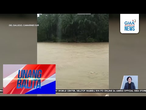 5 barangay sa Del Gallego, Camarines Sur, isolated dahil sa rumagasang baha sa... | Unang Hirit