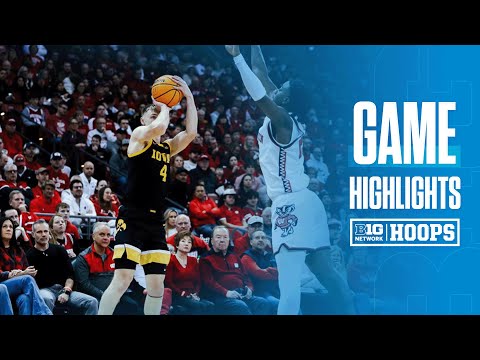 Iowa at Wisconsin | Highlights | Big Ten Men's Basketball | 01/03/2025