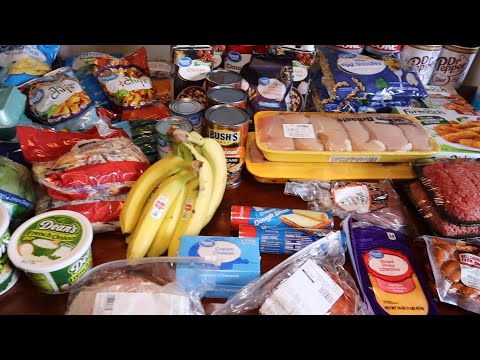 Grocery Haul and Meal Plan | Family of 5 | WalMart Delivery