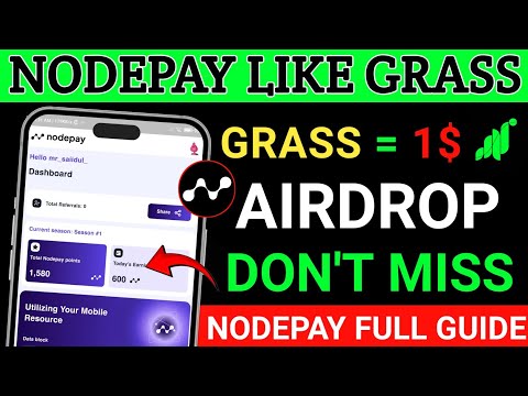 Nodepay Airdrop Full Guide | Nodepay Airdrop Like Grass Airdrop | Nodepay Listing and Roadmap Update