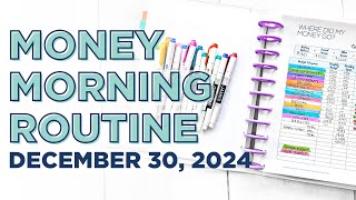 Money Morning Routine | Spending Update + Budget Prep