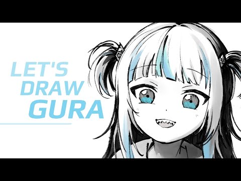 Let's Draw Gura! [Hololive] Speedpaint