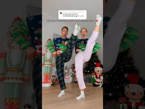 WHO IS GETTING INTO THE CHRISTMAS SPIRIT!? 😍🎄 - #dance #trend #viral #christmas #funny #shorts