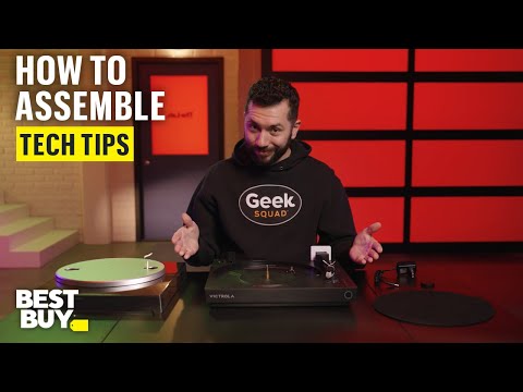 Assembling the Victrola Automatic Turntable – Tech Tips from Best Buy