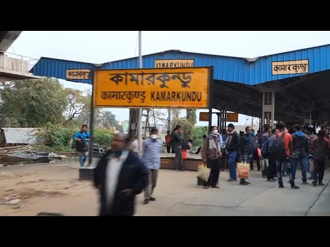 Kamarkundu railway station 13152/Jammu Tawi-Kolkata Express Arriving Departing, Indian Railways 4kHD