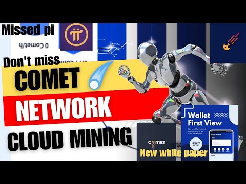 Comet Network 📈🚀|| New Digital Currency 🤑|| cloud mining for Android  #comet #cometnetwork #crypto