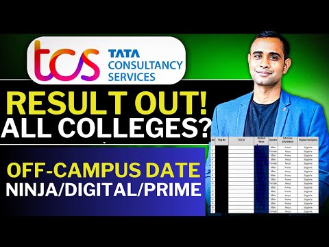 TCS NQT 2025 Result Announced | TCS Free NQT 2025 Off-campus Hiring Date?