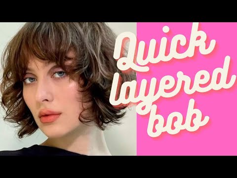 Get the Perfect Quick Layered Bob in Minutes!