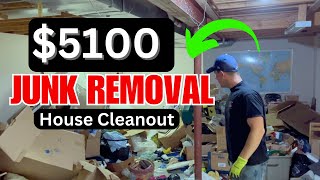 Junk Removal $5100 Hoarder Cleanout 🏠 🚮