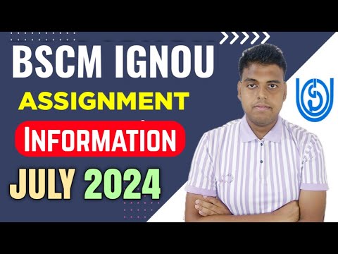 IGNOU BSCM July 2024 Session Assignment Information | IGNOU BSCM July 2024 Assignment Question Paper