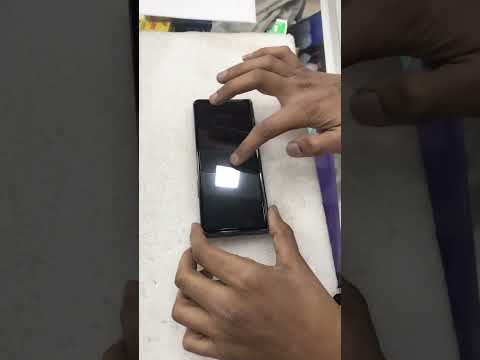 Samsung galaxy ZFold5 Applying front glass #samsunggalaxyzfold #shorts