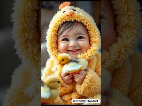 🐥Cute Baby with little Ducklingsหนุ่มน้อยน่ารักกับลูกเป็ดน้อย#ducklings,#ลูกเป็ดน้อย,#shorts,