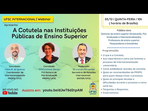 A Cotutela nas Instituições Públicas de Ensino Superior 03.12