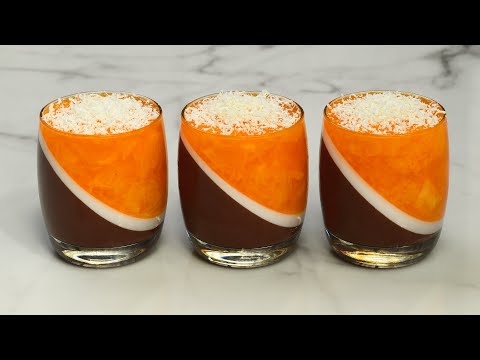 The perfect chocolate & orange dessert panna cotta