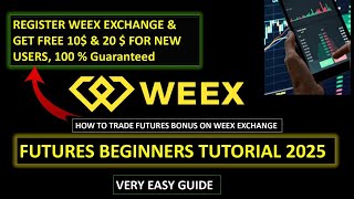 How to Trade FUTURES for Beginners 2025 on WEEX Exchange || Step by Step Guide