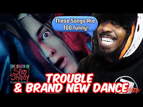 THESE SONGS ARE HILARIOUS! Eminem - Trouble & Brand New Dance (FIRST LISTEN REACTION)