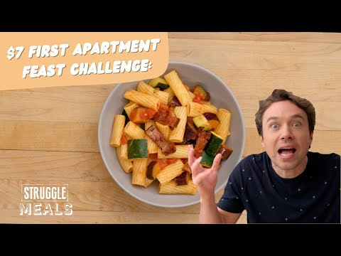 $7 First Apartment Feast Challenge: Ditch Fast Food | Struggle Meals