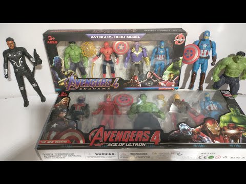 AVENGERS TOYS/Action Figure/Unboxing/Cheap Price/Ironman, Hulk, Spiderman/Toys/ASMR