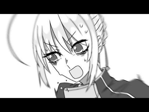 【手描きFGO】ぐだ子の考えたRPG