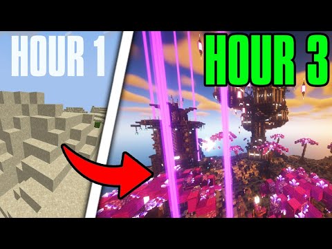 I build the CRAZIEST Minecraft Map in ONLY 3 hours....