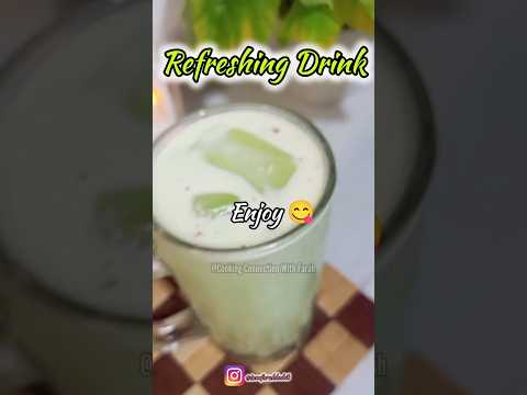 Refreshing Drink Recipe😋#refreshingdrink #summerdrink ramzanrecipes  #cookingconnectionwithfarah