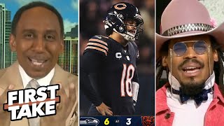 FIRST TAKE | "He's an absolute bust!" - Stephen A. slams Caleb Williams after Bears loss to Seahawks