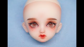 [ Anna-Queen ] BJD faceup tutorial part3