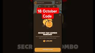 Memefi Secret Combo Code 18 October CoinSecret Code Today #airdrop #memefi #code