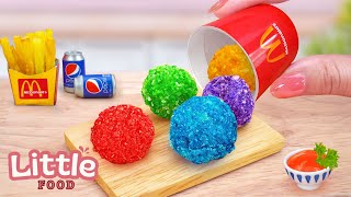 🍟 Fast Food Recipes 🍗 Special Onigiri Recipe | How To Make Fried Rice Balls 🍕 Little Food Cooking